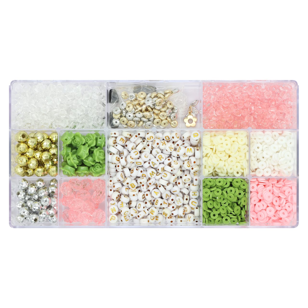 12 Pack: Botanicals & Alphabet Bead Kit by Creatology™